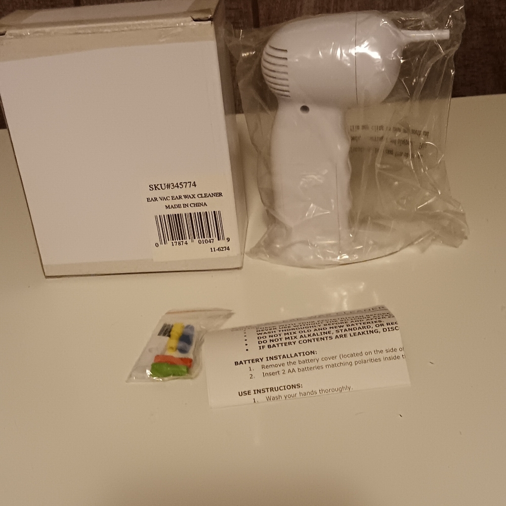 BRAND NEW!!!  JOBAR INTERNATIONAL EAR VAC EAR WAX CLEANER.